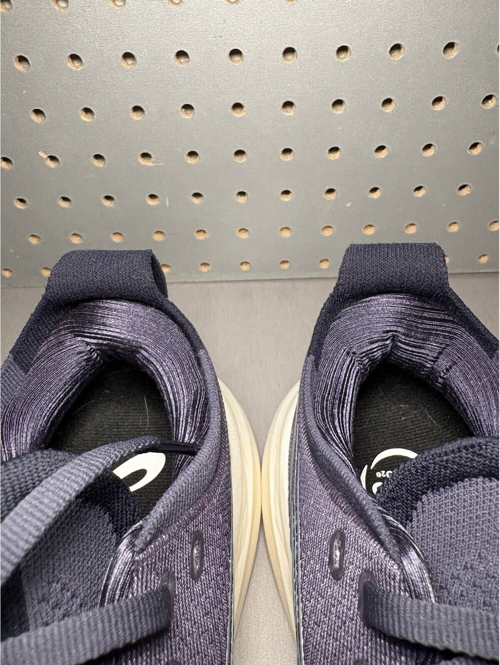 Asics Gel-Nimbus 27 Womens Size 8 Running Shoes Navy Blue White Sneakers - Picture 7 of 14